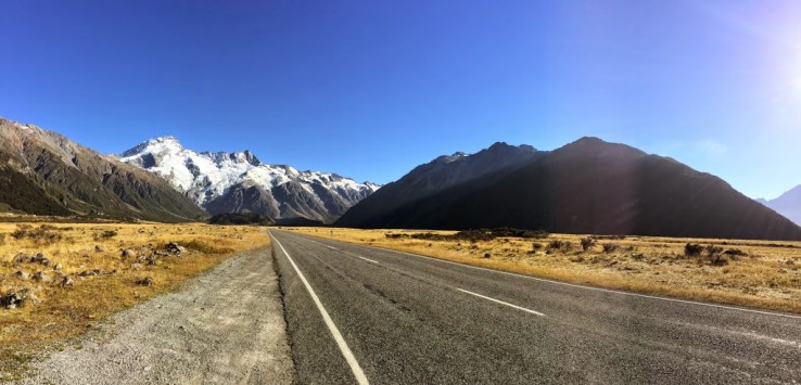 The Road to Aoraki Mount Cook